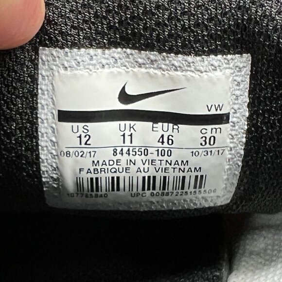 Nike Durasport 4 Golf Shoes Men's Size 12 White Leather Athletic Performance - Picture 11 of 11